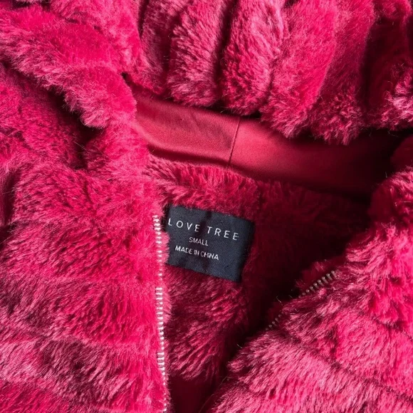 Love Tree Furry Jacket - Picture 2 of 3